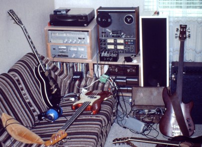 my guitars in the mid 80's
